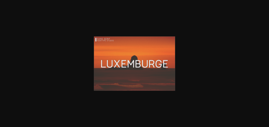 Luxemburge Font Poster 3