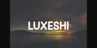 Luxeshi Font Poster 1