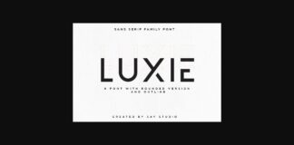 Luxie Font Poster 1