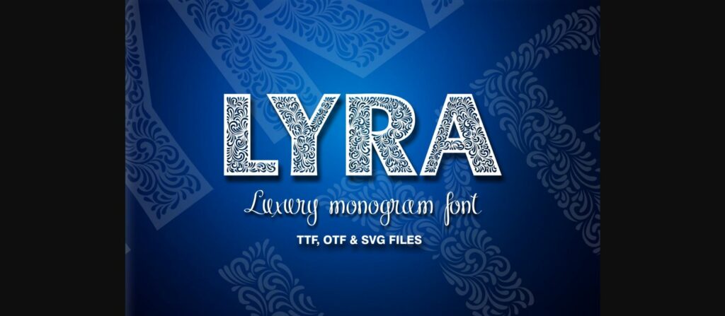 Lyra Font Poster 1