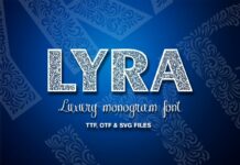 Lyra Font Poster 1