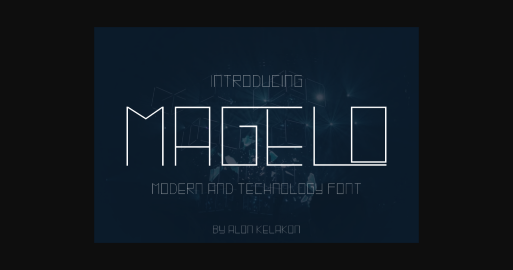 Magelo Font Poster 3