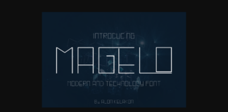 Magelo Font Poster 1