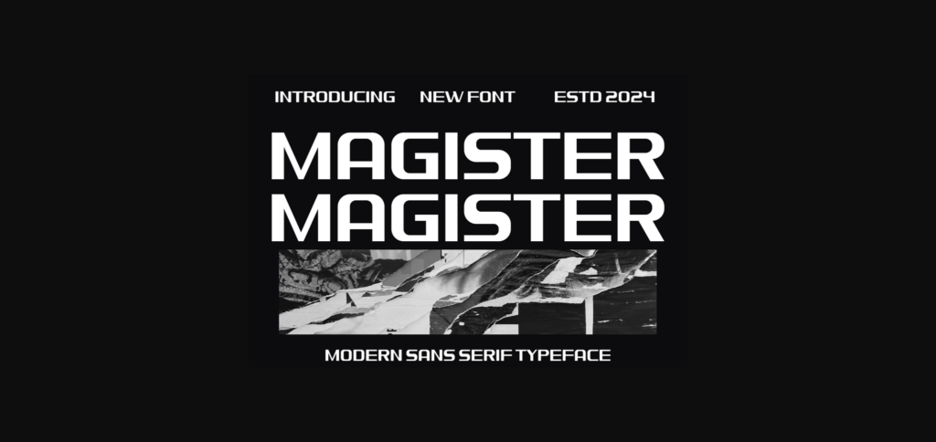 Magister Font Poster 3