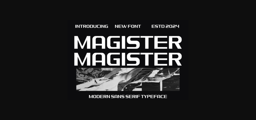 Magister Font Poster 1