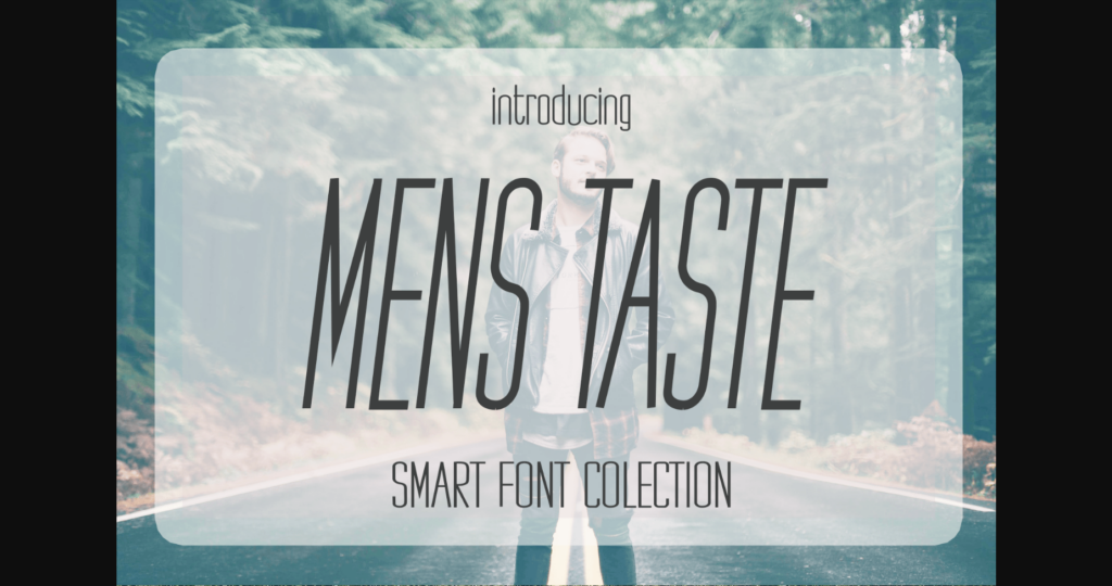 Mens Taste Font Poster 3