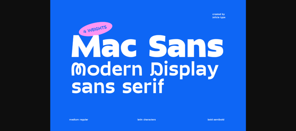 Mac Sans Font Poster 3