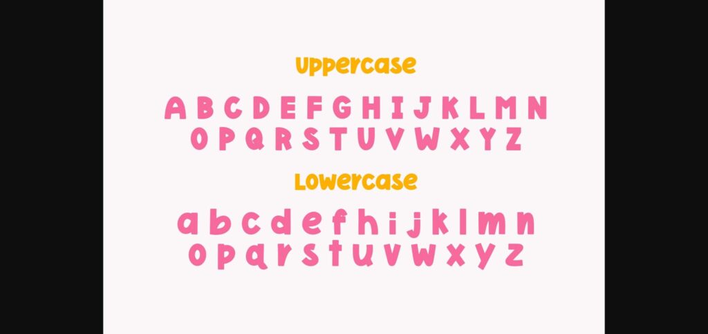 Macaron Font Poster 11