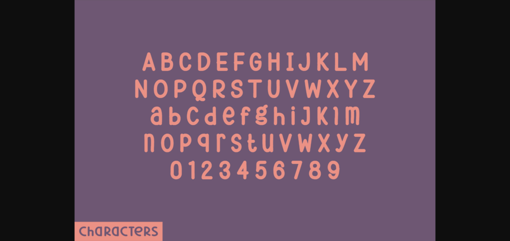 Macaroon Font Poster 2