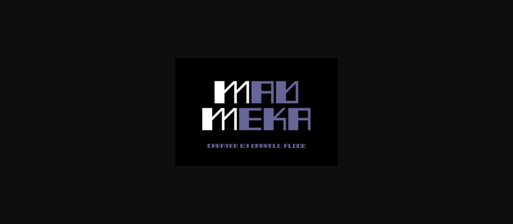 Mad Meka Font Poster 1