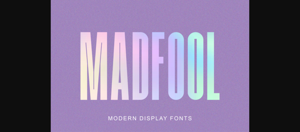 Madfool Font Poster 1