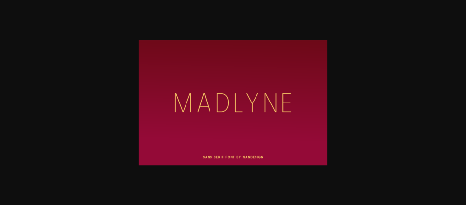 Madlyne Font Poster 3