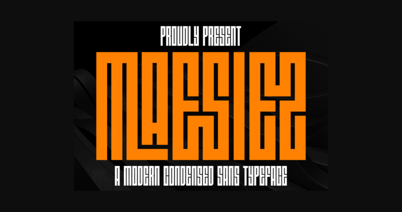 Maesiez Font Poster 3