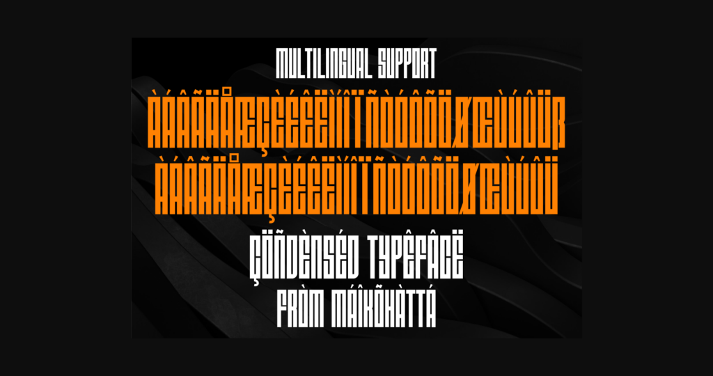 Maesiez Font Poster 7