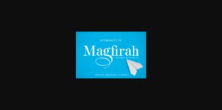 Magfirah Font Poster 1