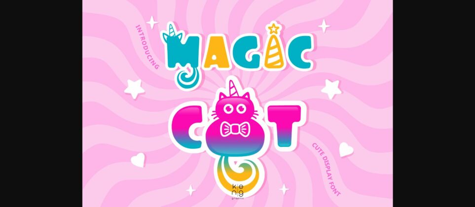 Magic Cat Font Poster 3