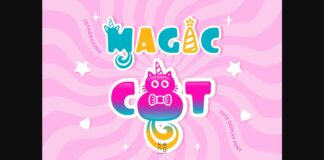 Magic Cat Font Poster 1