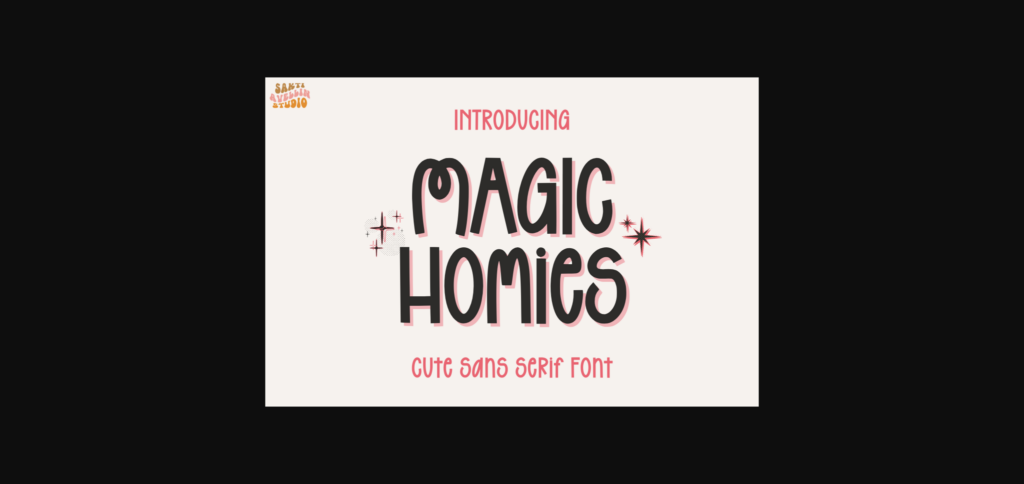 Magic Homies Font Poster 3
