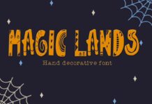 Magic Lands Font Poster 1