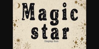 Magic Star Font Poster 1