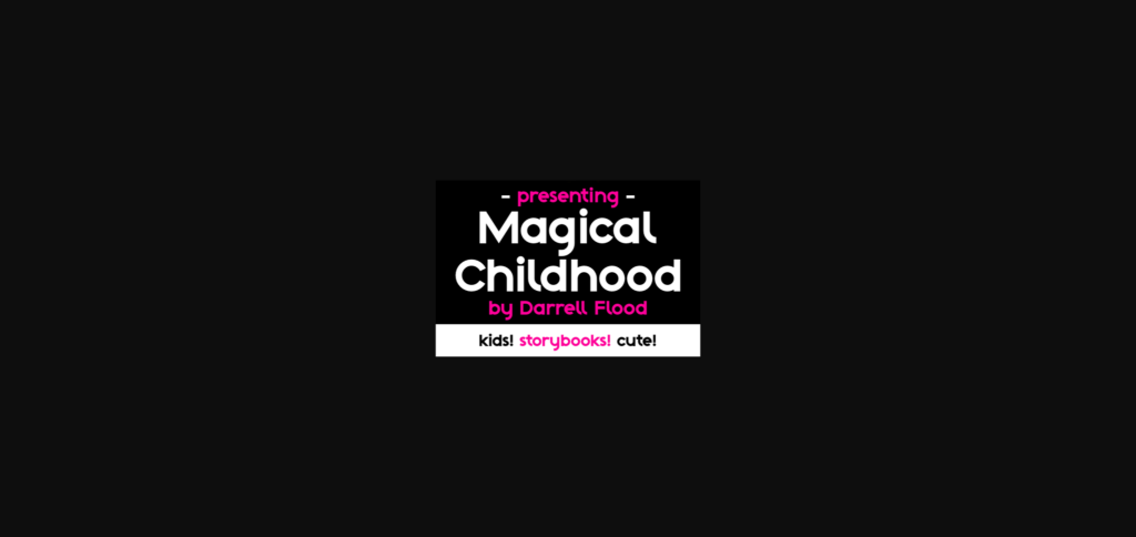 Magical Childhood Font Poster 4