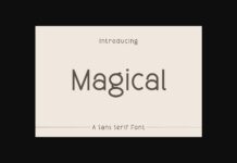 Magical Font Poster 1