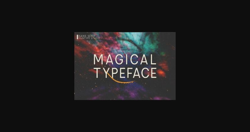 Magical Typeface Font Poster 3