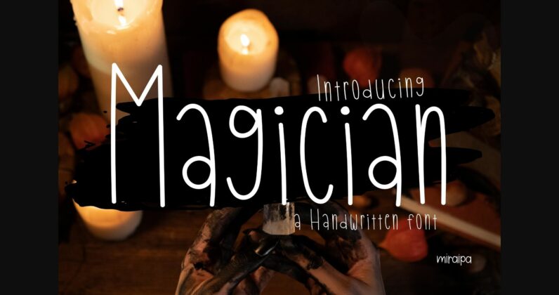 Magician Font Poster 3