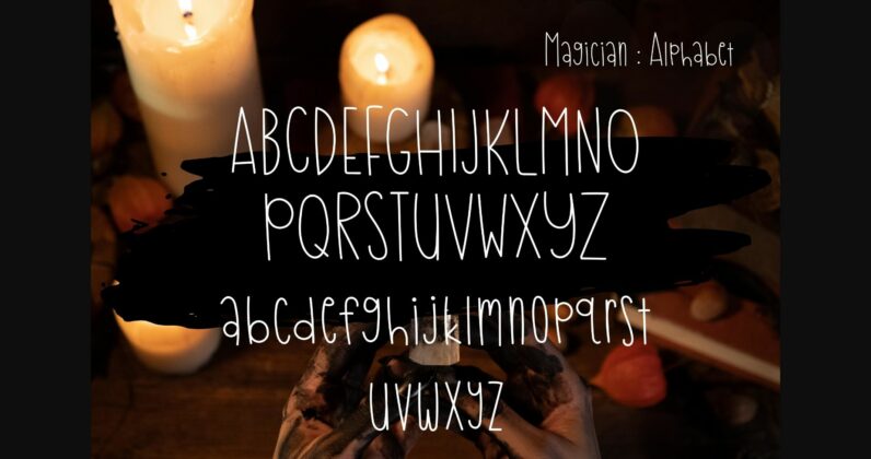 Magician Font Poster 5