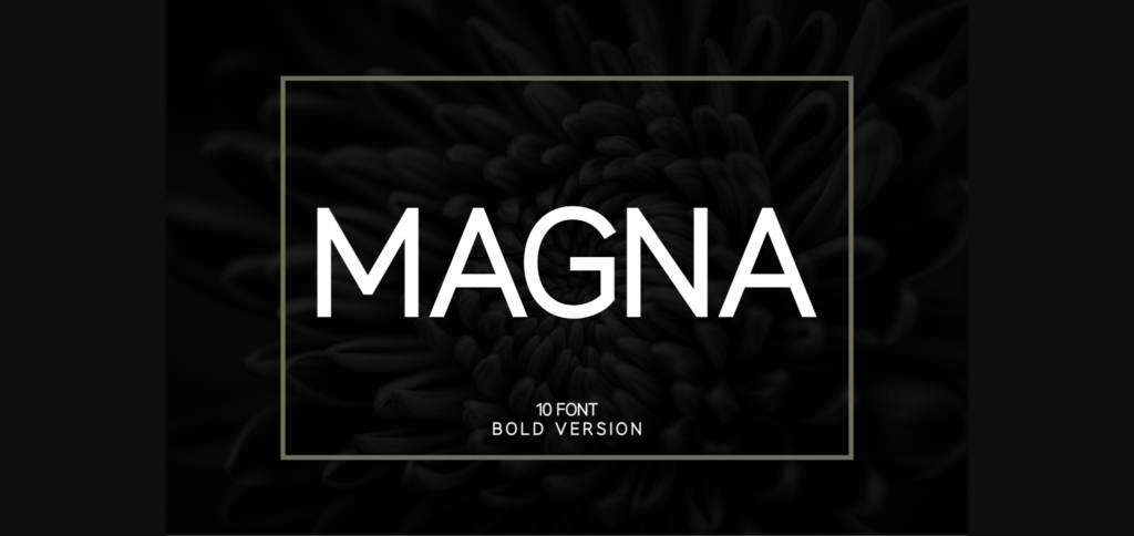 Magna Bold Font Poster 3