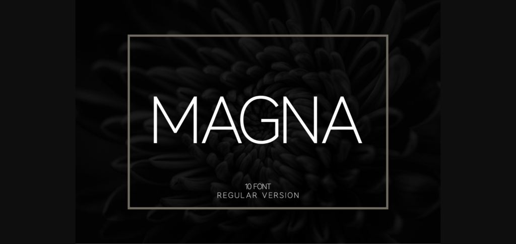 Magna Font Poster 1