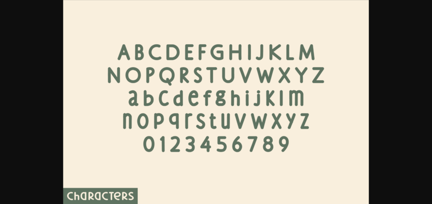 Magnifique Font Poster 4