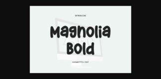 Magnolia Bold Font Poster 1