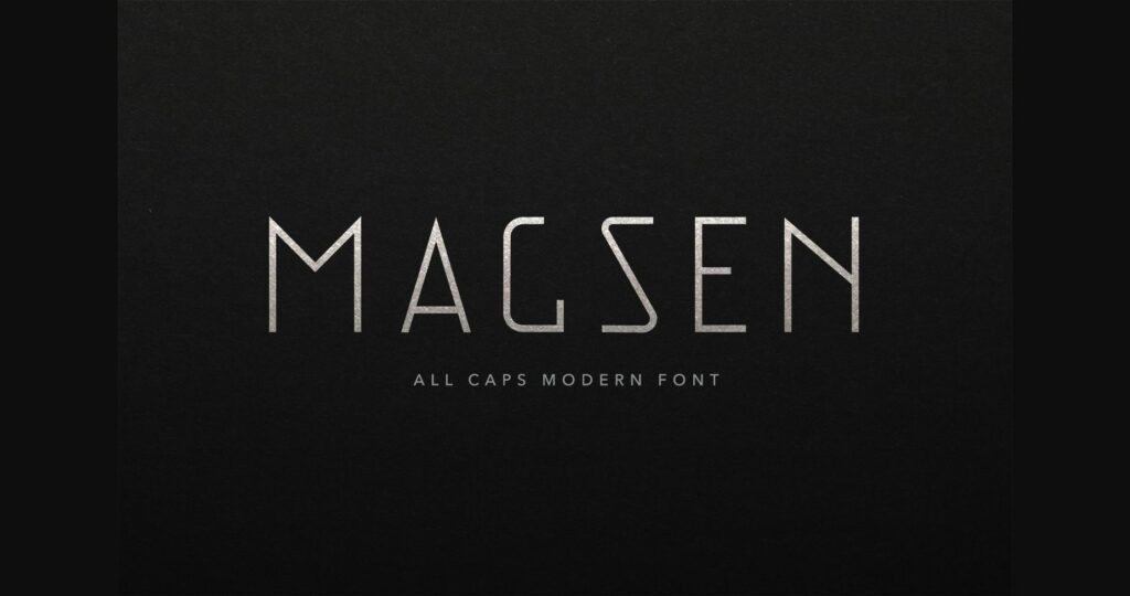 Magsen Font Poster 3