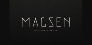 Magsen Font Poster 1