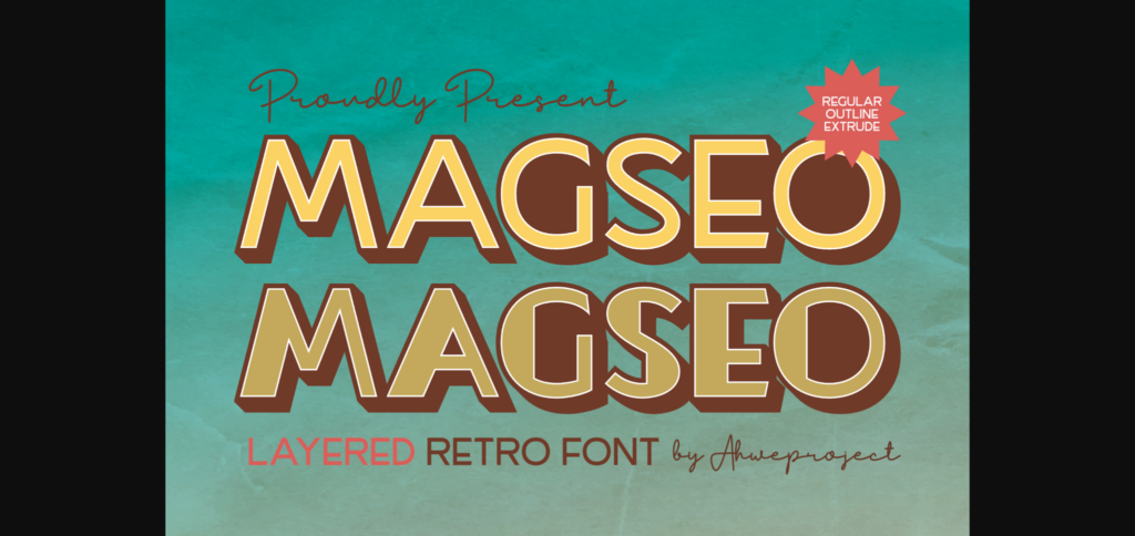 Magseo Font Poster 3