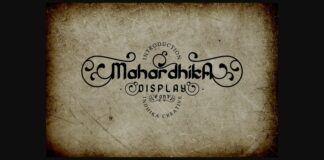Mahardhika Font Poster 1