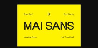 Mai Sans Font Poster 1