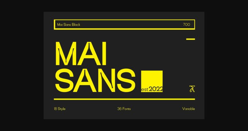 Mai Sans Font Poster 4