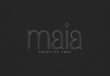 Maia Font Poster 1
