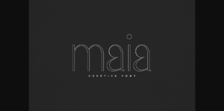 Maia Font Poster 1