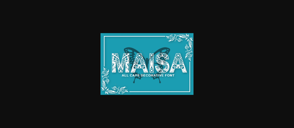 Maisa Font Poster 3