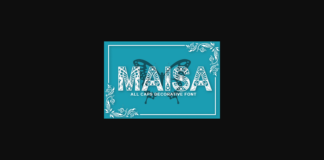 Maisa Font Poster 1