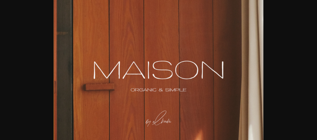 Maison Font Poster 1