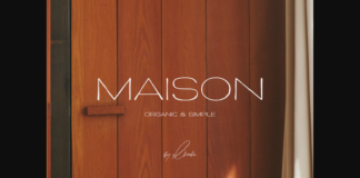 Maison Font Poster 1