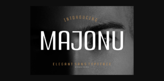 Majonu Font Poster 1