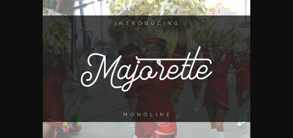 Majorette Font Poster 3