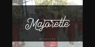 Majorette Font Poster 1