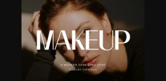 Makeup Font Poster 1