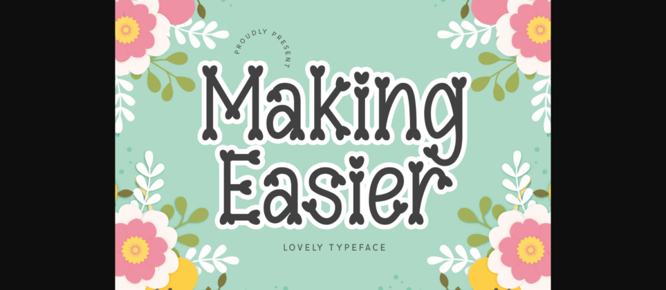 Making Easier Font Poster 1